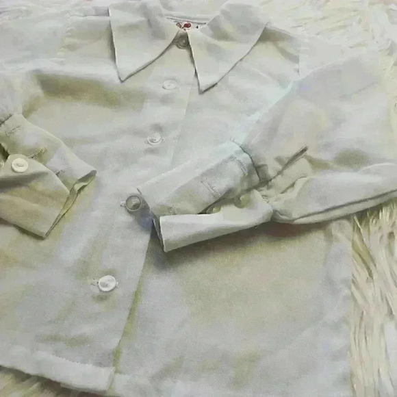 Vtg 70s 80s Sears Winnie The Poo White Long Sleeve - Picture 1 of 7